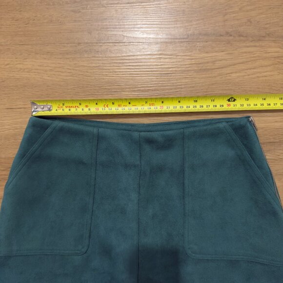 Velvety Green Skirt by Simons (TWIK) - Size Small - Picture 7 of 9